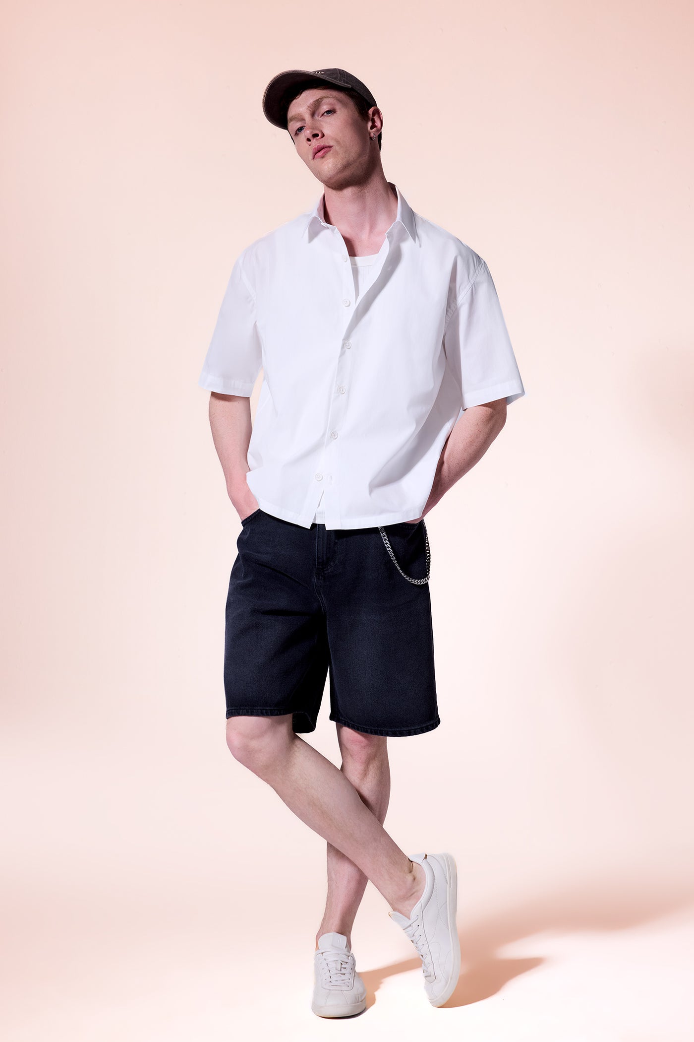 Grey Man Straight Fit Bermuda Shorts Casual
