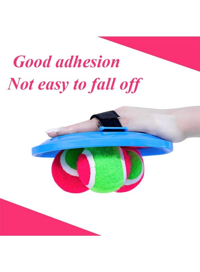 Elfzone Catch Ball - Paddles and Balls,Beach Toys Back Yard Pool Outdoor Lawn Games Backyard Camping Sticky，4 Paddles 2balls and 1 Storage Bag - Image 3