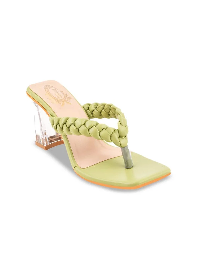 شوتوبيا Shoetopia Girls Braided Block Heels