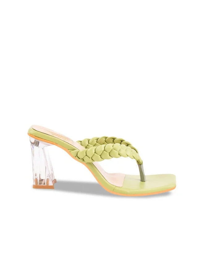 شوتوبيا Shoetopia Girls Braided Block Heels