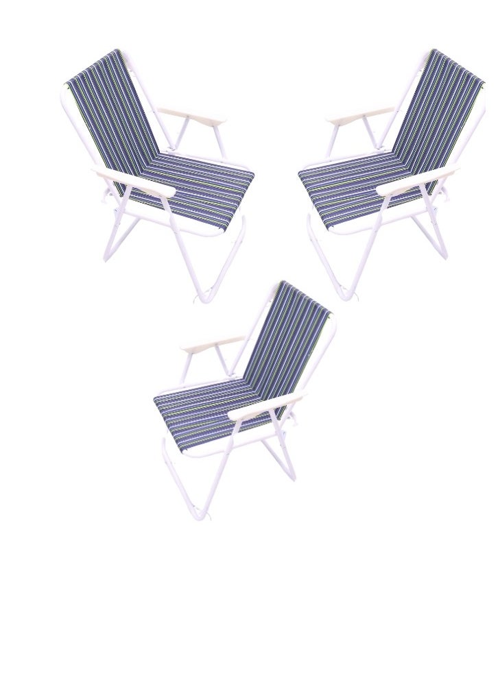 A camping chair set consisting of 2 folding chairs, a picnic chair, a sports chair, an outdoor chair and a garden chair - pzsku/Z8A048DA737776327598CZ/45/_/1707301714/3b3452ab-3a82-4889-b35b-33013b212cf3