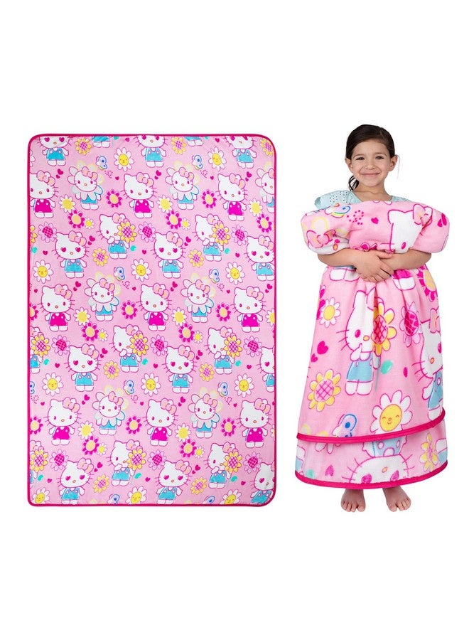 Franco Kids Bedding Super Soft Plush Throw Blanket, 62 in x 90 in, Hello Kitty - Image 1