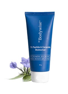 Be Bodywise 1% Peptide And Ceramide Moisturizer 50 Grams Lightweight, Fragrance Free Formula  - Image 1
