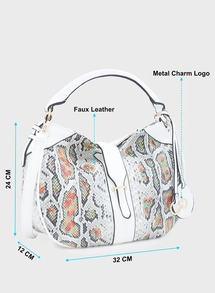 CAPRESE CAPRESE-ARCHIE HOBO MEDIUM WHITE