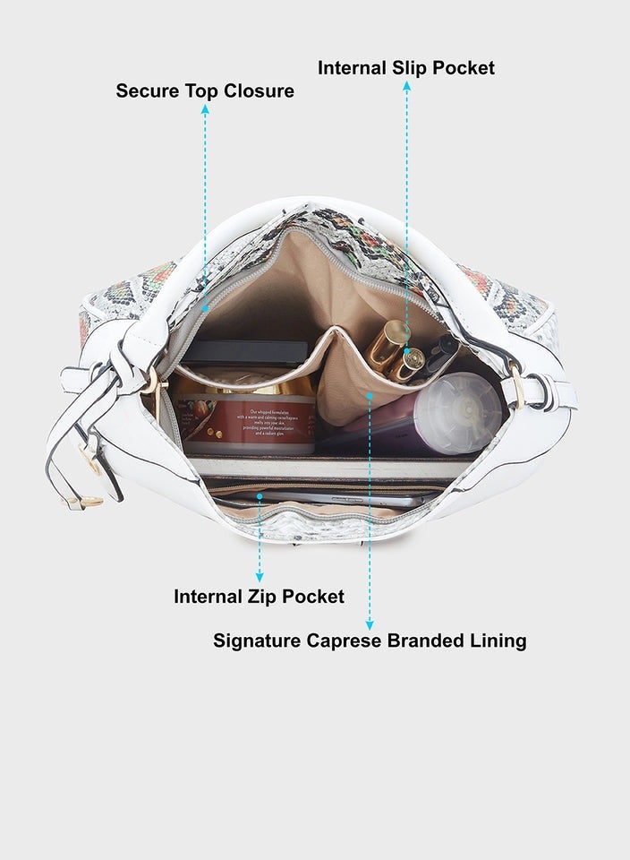 CAPRESE-ARCHIE HOBO MEDIUM WHITE - Image 4