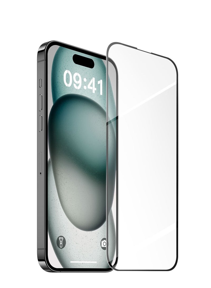 ACLIX Screen Protector for  iPhone 15 Plus 6.7inch, 9H Tempered Glass Screen Shatterproof Anti Scratch Glass HD Clear Case Friendly for iPhone 15 Plus