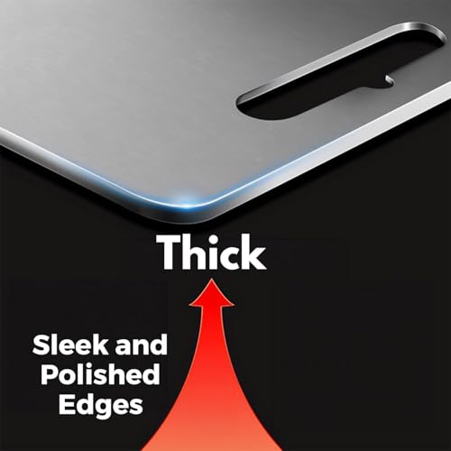 Vaanar Sena Food Grade Premium Stainless Steel Chopping Board – Large Heavy-Duty Steel Chopping Board for Kitchen Use, Safe & Durable for Vegetables, Fruits & Meat (36 × 25 cm) - Image 2