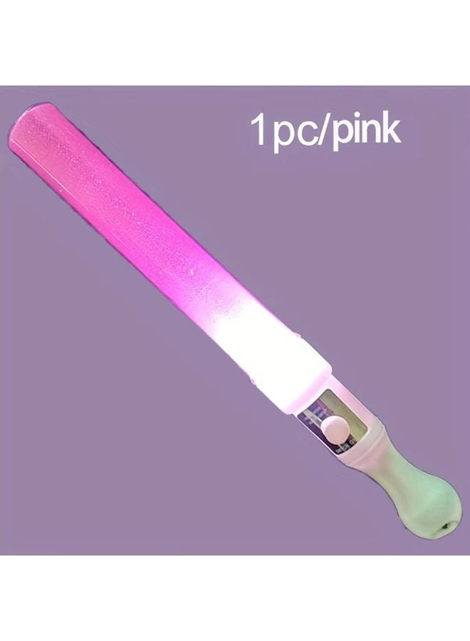 Pink LED Light Stick Battery Powered for Festivals Concerts Camping Halloween Christmas - Image 1