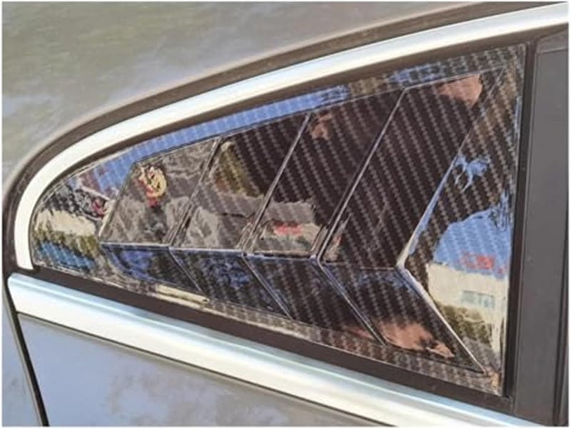 QASULER Car Rear Louver Window Cover Trim Sticker for VW CC - Image 3