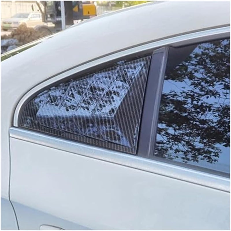 QASULER Car Rear Louver Window Cover Trim Sticker for VW CC - Image 4