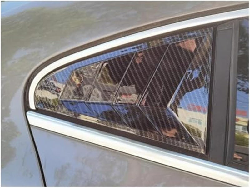 QASULER Car Rear Louver Window Cover Trim Sticker for VW CC - Image 5