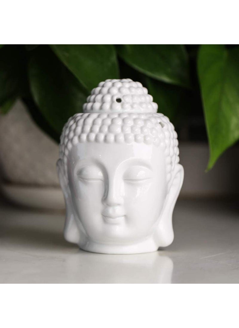 Aatiutik Aatiutik Ceramic Electric Buddha Aroma Diffuser Home Fragrance Night Lamp Light with Lemongrass Sandalwood Aroma Oil 10ml Each for Home Office Hotel Spa Scented 5  - Image 2