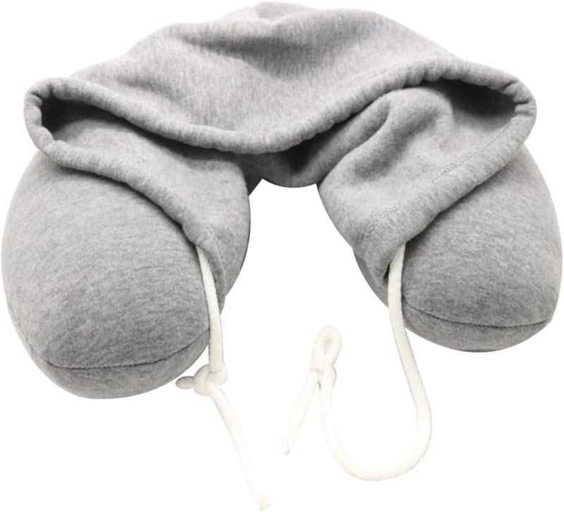 Memory Foam U Shaped Travel Pillow for Neck Pain Relief Cervical Support in Office Airplane Bus - Image 1