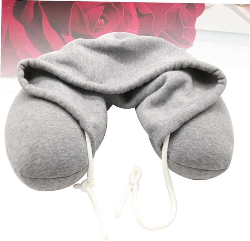 Memory Foam U Shaped Travel Pillow for Neck Pain Relief Cervical Support in Office Airplane Bus - Image 5