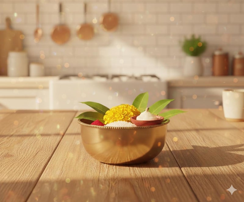 Mkd2 Rise Pure Brass Serving Bowl - 150ml, 1 Piece (Gold,Plain) for Pooja, Puja Room, Dinnerware and Tableware - Image 4