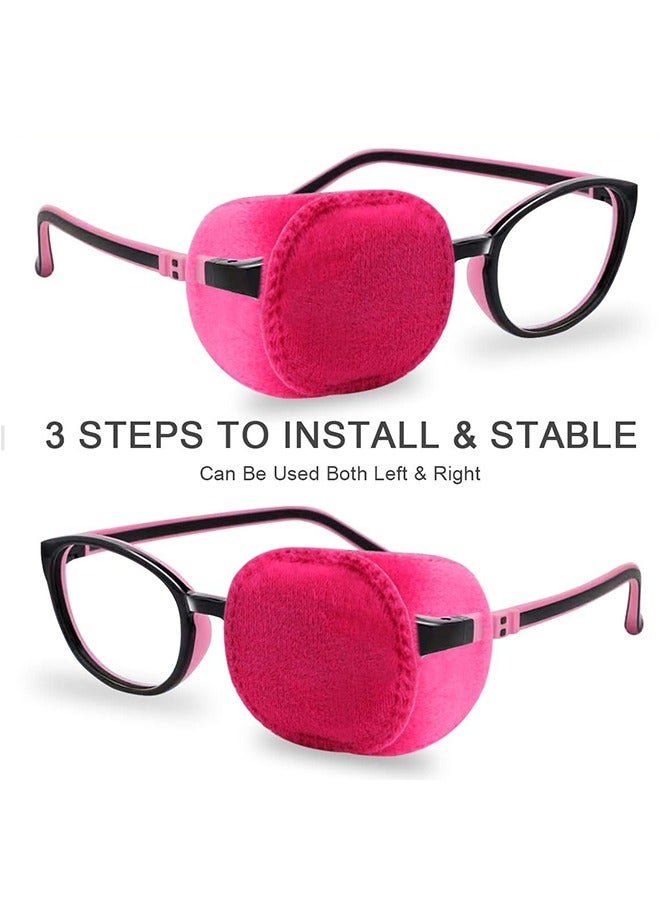 4 Pack Eye Patches for Kids Girls Boys, Right Left Eye Patch for Glasses, Lazy Eye Patch for Children Treating Lazy Eye Amblyopia Strabismus and After Surgery 10 x 5cm Full Coverage (Pink) - Image 5