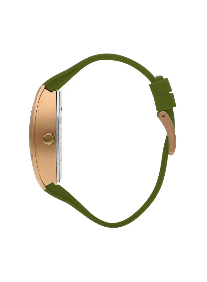 Slazenger SLAZENGER Women's Watch, Analog Display and Silicone Strap - SL.9.2226.3.05, Green