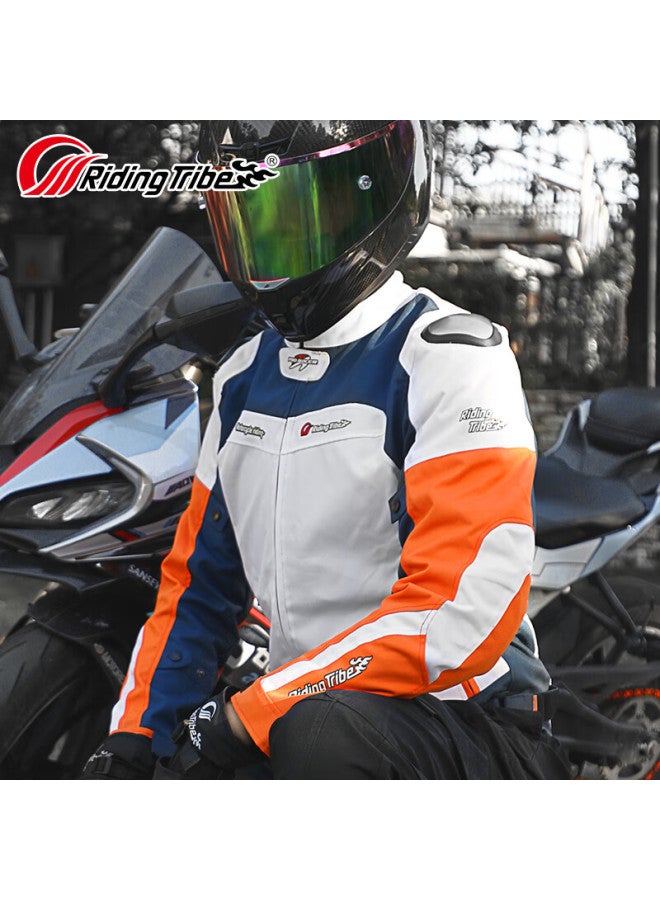 Riding Tribe Motorcycle Winter Riding Suit Anti-fall Knight Suit Windproof Warm Winter Suit Set Four Seasons Waterproof Racing Suit - Image 4