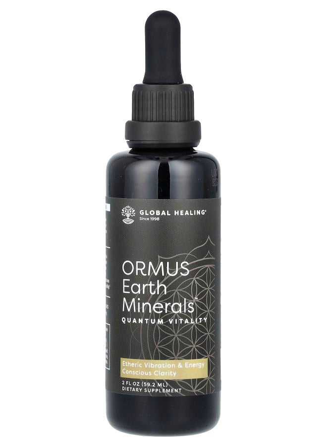 global healing center ORMUS Earth Minerals 2 fl oz (59.2 ml)