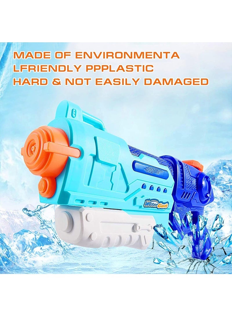 Yoawllty 2Pcs Water Gun Toys for Kids, Swimming Pool Toys, Water Pistol Beach Shooting Toy Outdoor, Water Toys Shooter for Summer (Blue) - Image 5