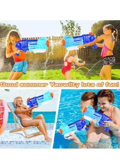 Yoawllty 2Pcs High Pressure Squirt Guns for Adults and Kids, Beach Toys for Pool Party Beach Outdoor Activities  - Image 5