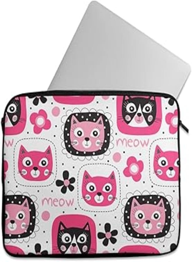 CanvaEgypt CANVAEGYPT Laptop-Sleeve-Meow 