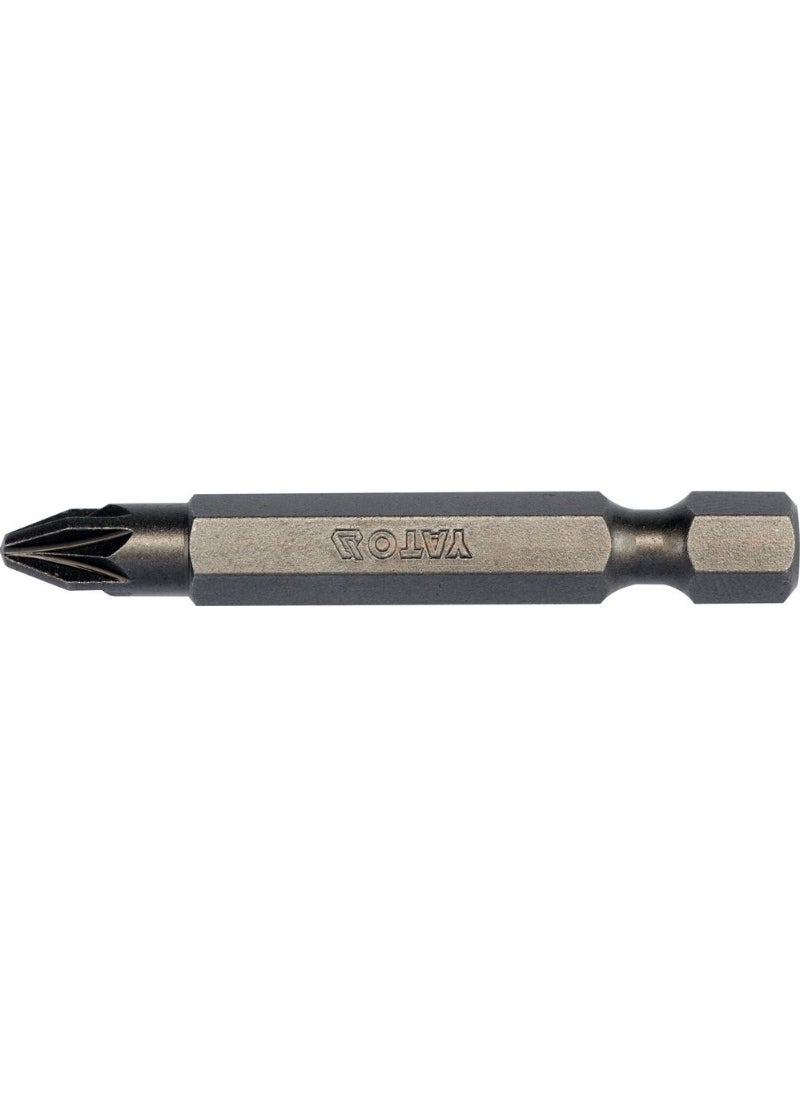 Yato YATO Screwdriver Bits 1/4"x50mm PZ2 10pcs/Box YT-78155 