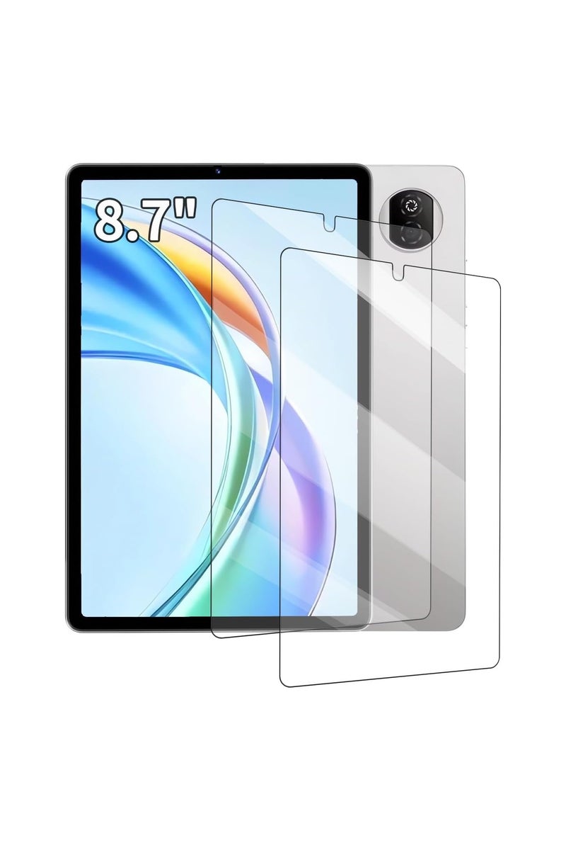 general Screen protector compatible with Honor Pad X7 8.7-inch 2025 tablet computer tempered glass, 【2-piece set】 high-definition transparent 9H hardness scratch-resistant tempered glass - Image 1