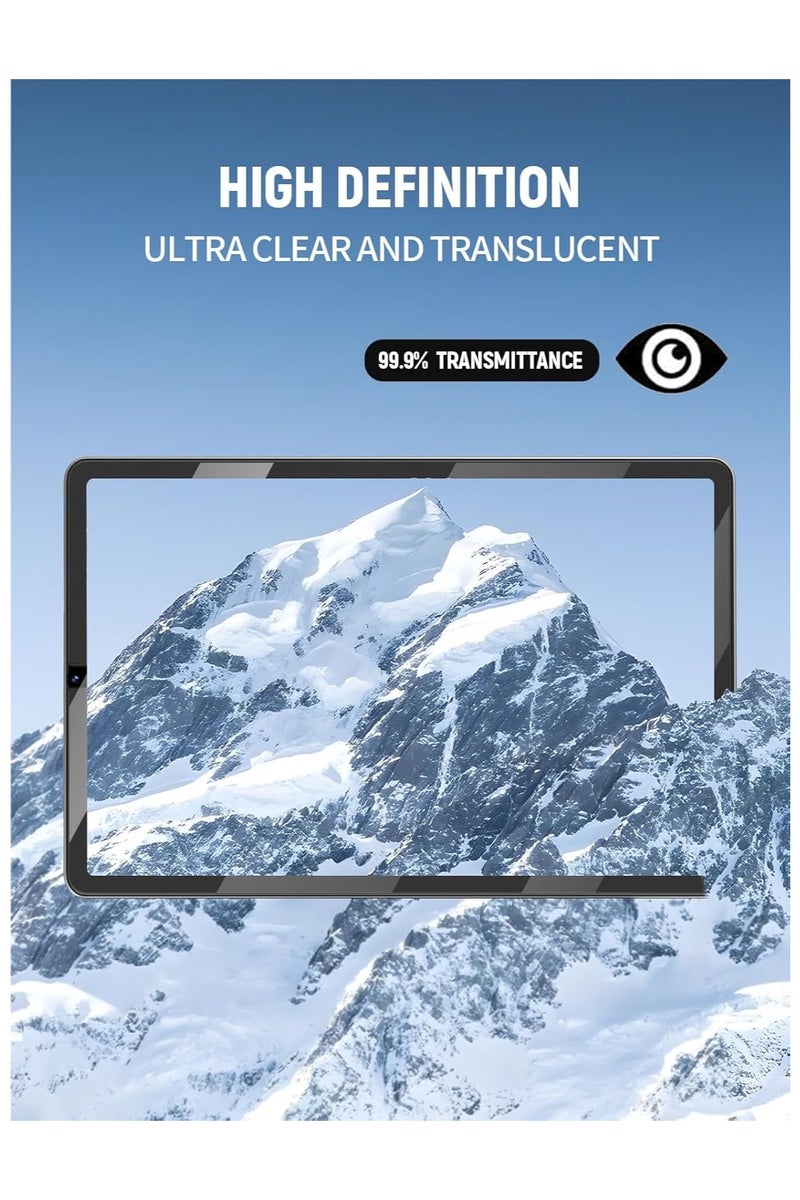 general Screen protector compatible with Honor Pad X7 8.7-inch 2025 tablet computer tempered glass, 【2-piece set】 high-definition transparent 9H hardness scratch-resistant tempered glass - Image 5