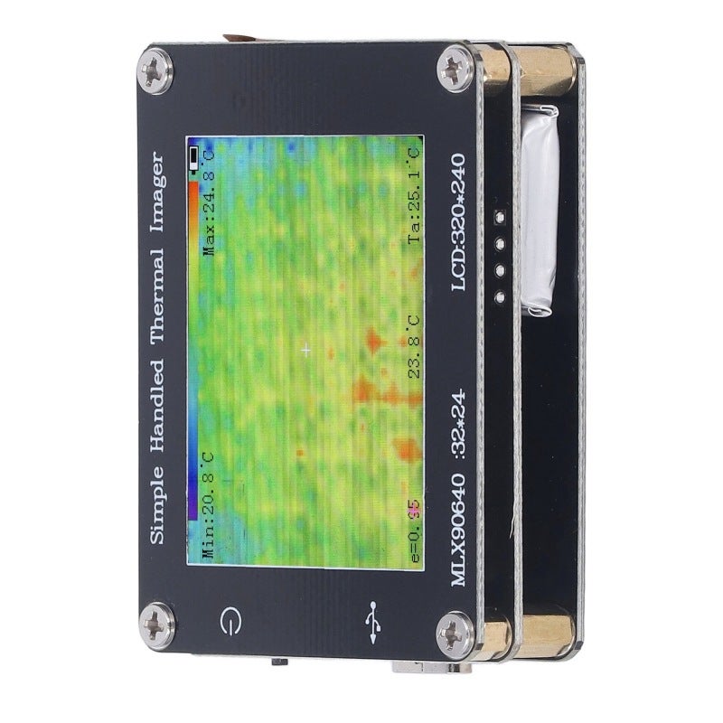 Infrared Camera -40℃ To 300℃ Wide Temp Range 8Hz Refresh Rate Thermal Imaging - 2-Inch Screen With Temp Readouts Non-Contact Thermometer For Industrial Monitoring Circuit Board Testing Security Detect - Image 3