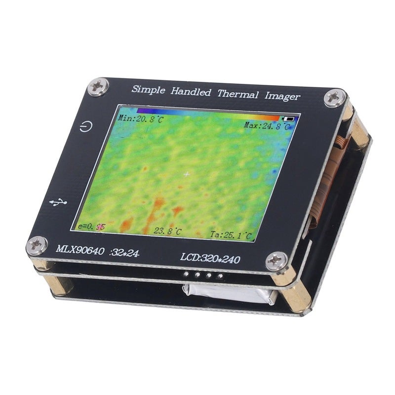 Infrared Camera -40℃ To 300℃ Wide Temp Range 8Hz Refresh Rate Thermal Imaging - 2-Inch Screen With Temp Readouts Non-Contact Thermometer For Industrial Monitoring Circuit Board Testing Security Detect - Image 4