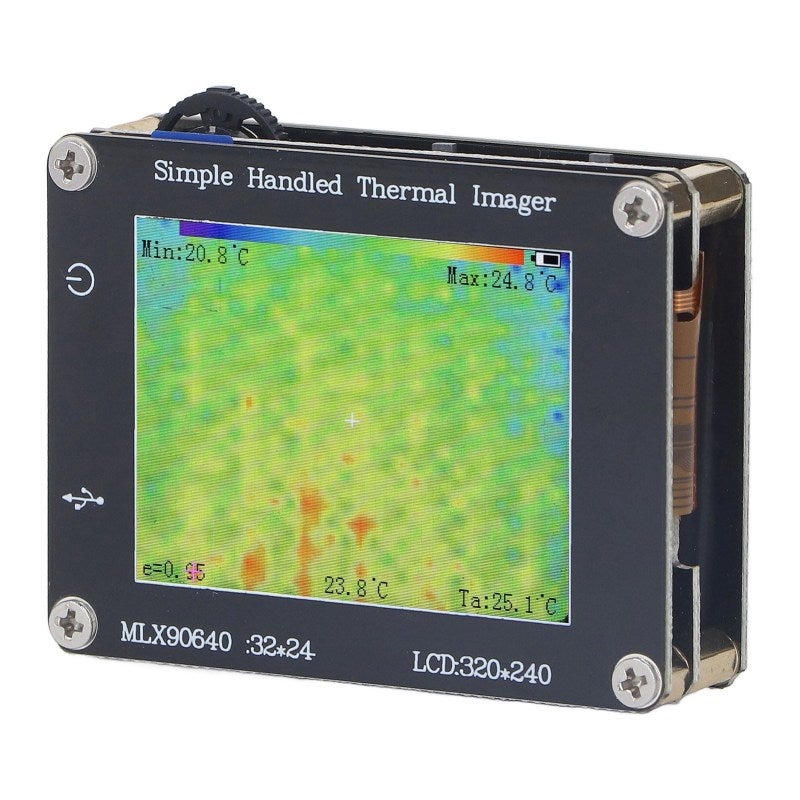 Infrared Camera -40℃ To 300℃ Wide Temp Range 8Hz Refresh Rate Thermal Imaging - 2-Inch Screen With Temp Readouts Non-Contact Thermometer For Industrial Monitoring Circuit Board Testing Security Detect - Image 1