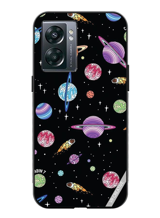 VR CREATIVE Protective Case Cover For Oppo A57 5G Astronaut Design Multicolour - Image 1