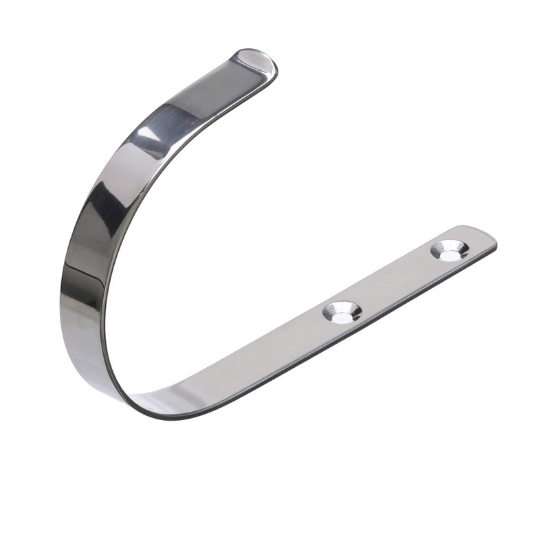 Seachoice Ring Buoy Bracket, Polished 304 Stainless Steel, 4 in. Opening - Image 1