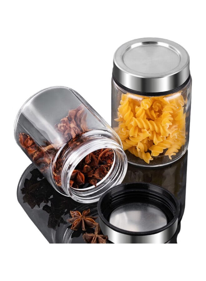 NewAir Spice Jars, Kitchen Seasoning Storage Containers, Airtight Dry Spice Pots Set, 4-Piece Home Kitchen Bottle Combination - Image 1