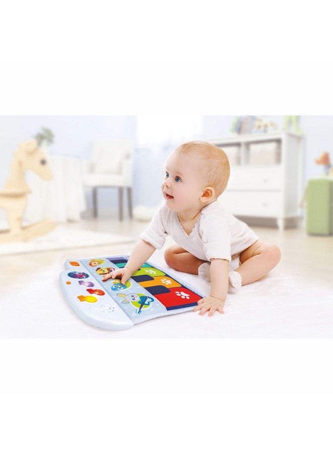 Winfun Animal Friends Infant Soft Crib Piano Musical Toy for Newborns (0+ Months) 3 Play Modes, 5 Colorful Keys & Animal Sounds, Tummy Time & Sit-Up Play, Promotes Sensory & Cognitive Development - Image 3