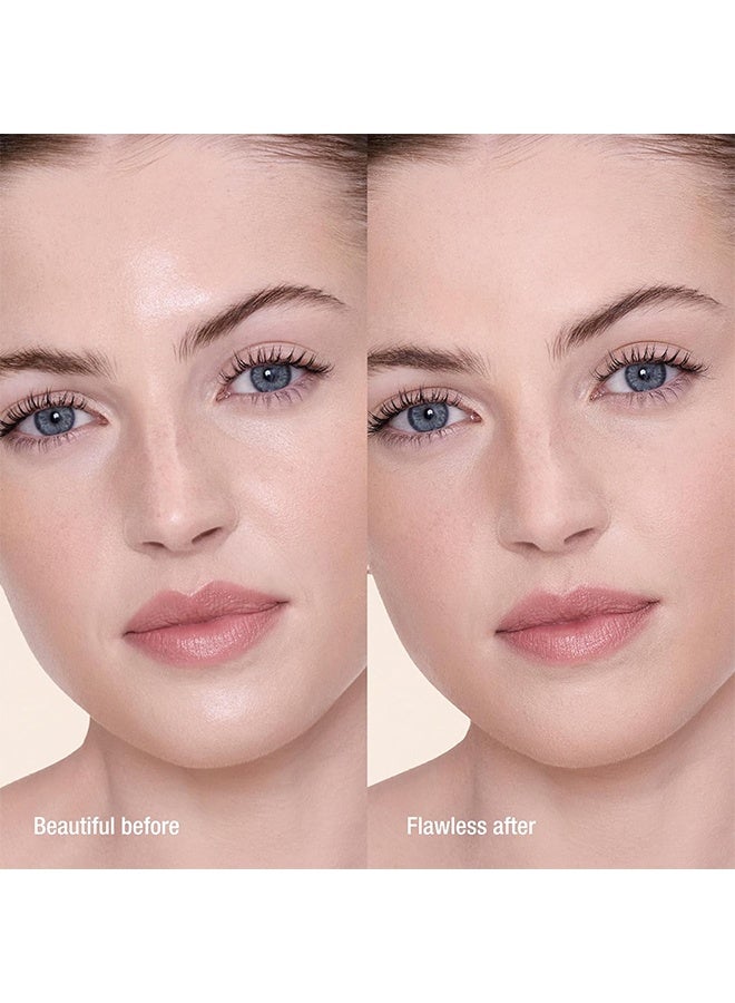 أورجلاس بودرة مضغوطة غير مرئية من ساعة الرمل، علبة بودرة مضغوطة مع مرآة وإسفنجة، مكياج مثبت للانتهاء والتشويش، طبيعية شفافة وخفيفة الوزن، تحكم في زيوت الوجه، تركيبة نباتية، لمسة نهائية مات طويلة الأمد. - Image 5