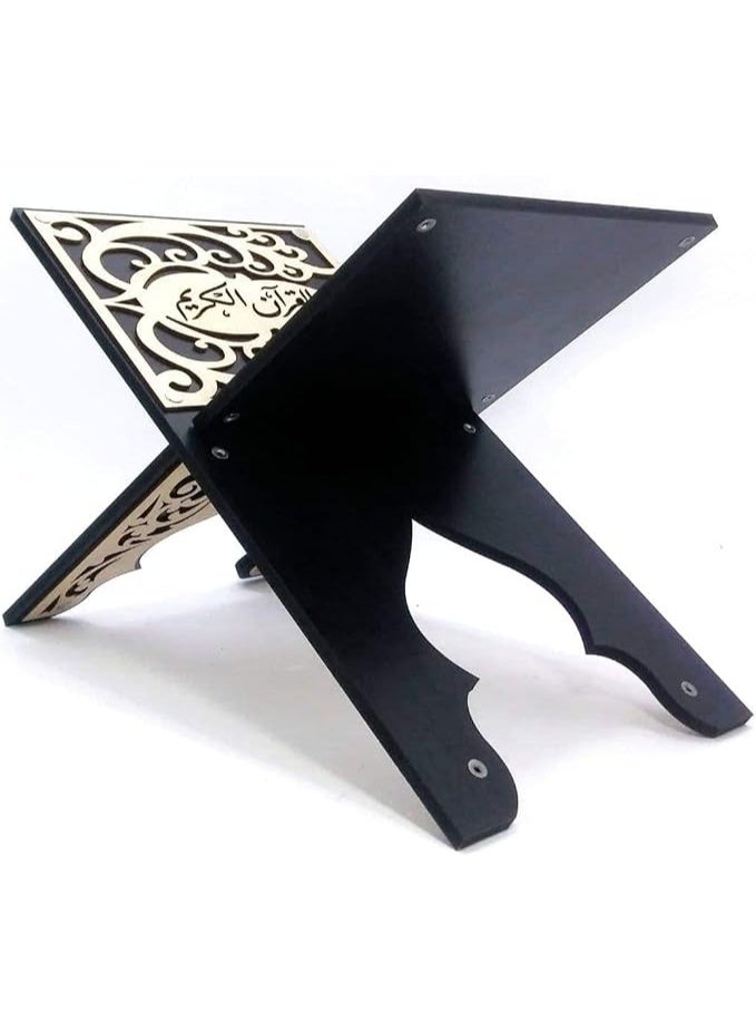 Wooden Quran stand, Islamic book holder, decorative and sturdy book stand for reading, display, and special gift occasions. - Image 1