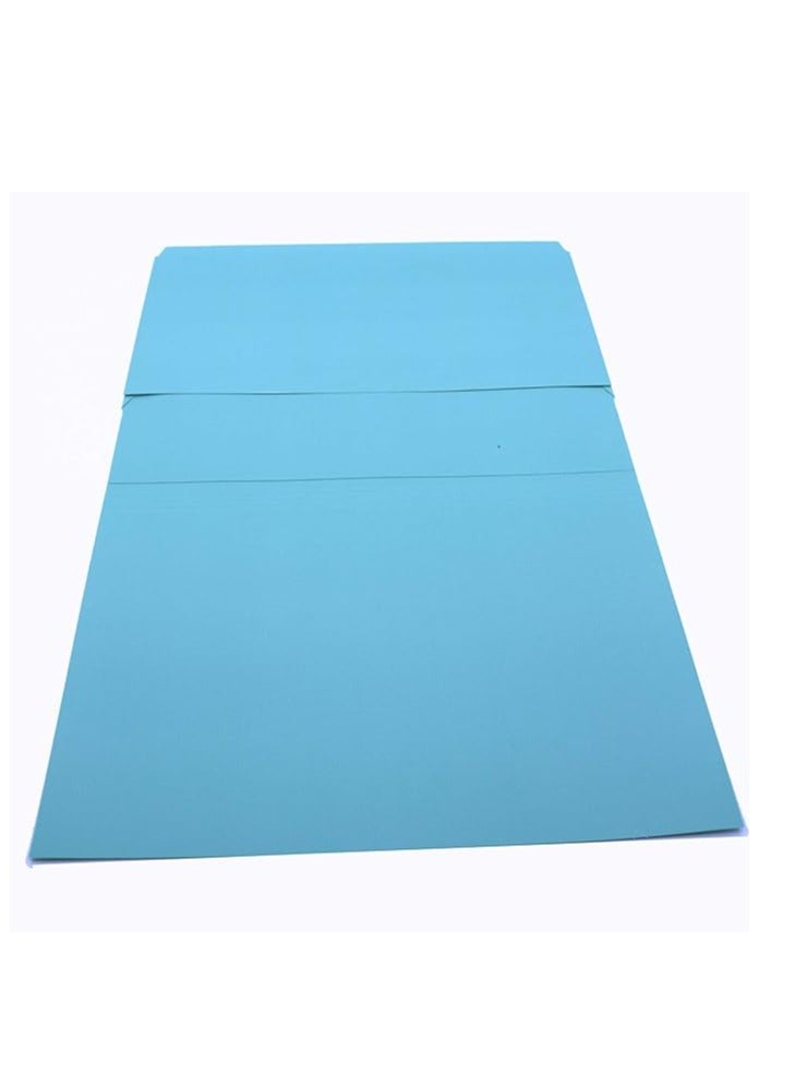 موديست حافظة مستندات مكونة من 20 قطعة F4، 300 جرام في المتر المربع، لون أزرق - Image 2