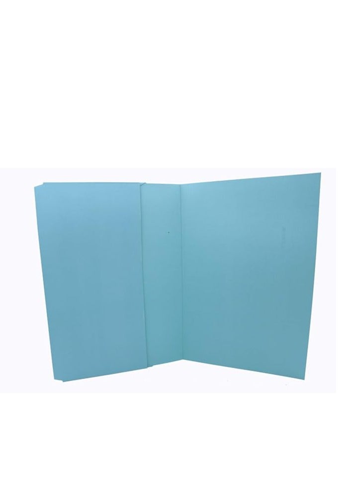موديست حافظة مستندات مكونة من 20 قطعة F4، 300 جرام في المتر المربع، لون أزرق - Image 3