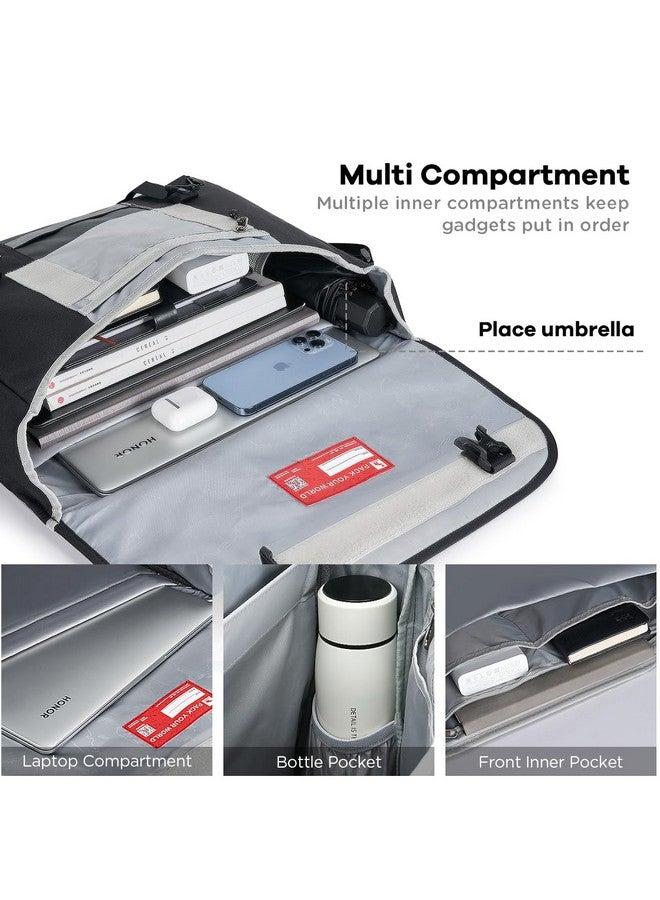 OIWAS OIWAS Messenger Bag for Men, 15.6 Inch Laptop Crossbody Bags Women Casual Satchel Shoulder Bag College Travel Office Briefcase - Image 3