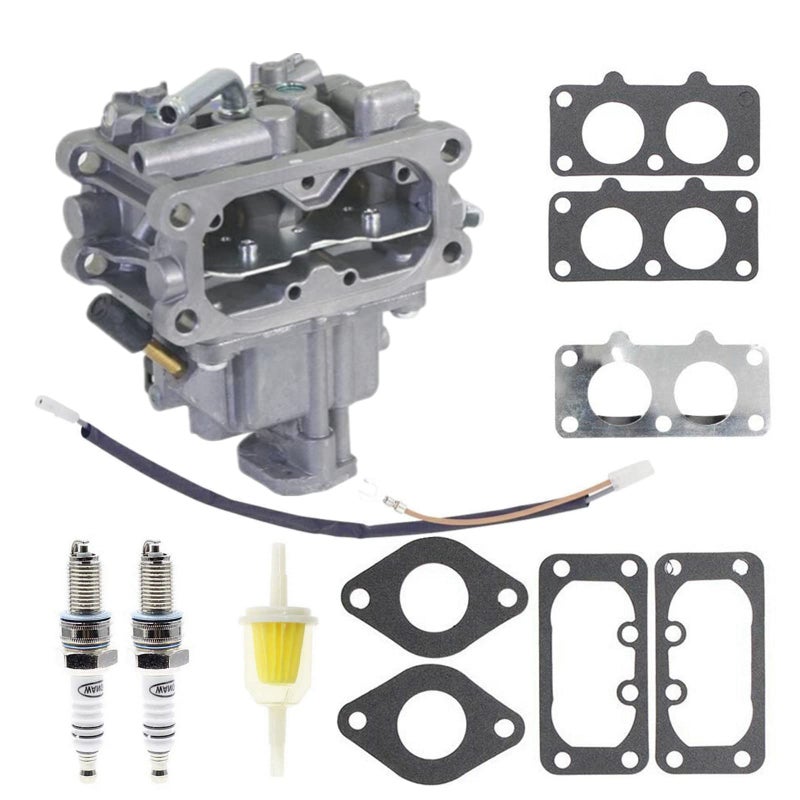 Carburetor For Briggs Stratton 845199 844714 843475 842073 808266 Compatible with 358000 Briggs Stratton Engines With Spark Plugs and Fuel Filter