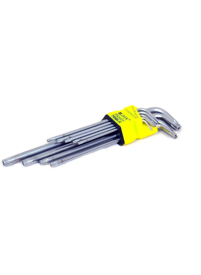 Jon Bhandari Tools Jon Bhandari Tools 9pcs Hex KeyAllen key Torx Set Long Length T10T50  - Image 1