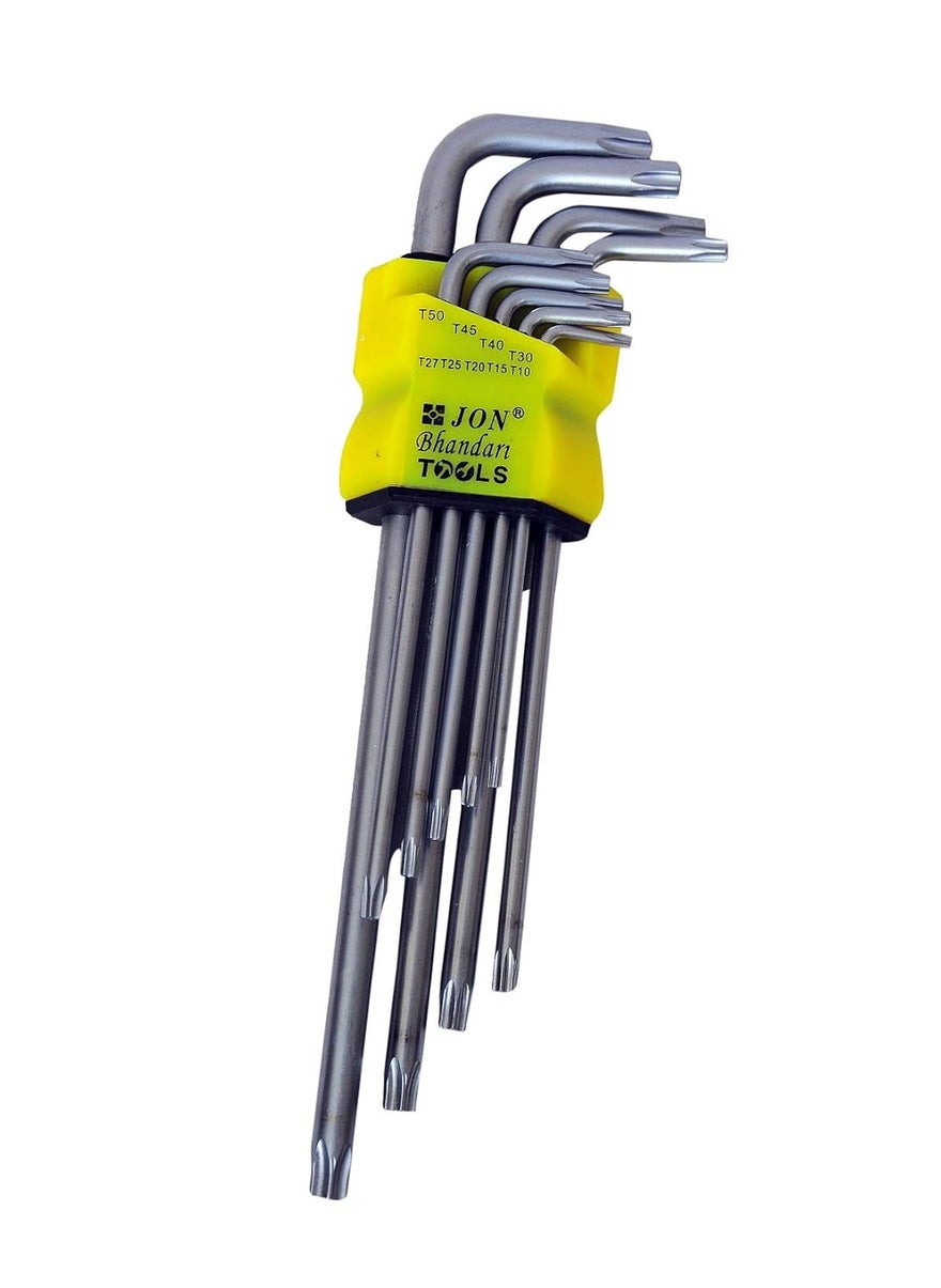 Jon Bhandari Tools Jon Bhandari Tools 9pcs Hex KeyAllen key Torx Set Long Length T10T50  - Image 2