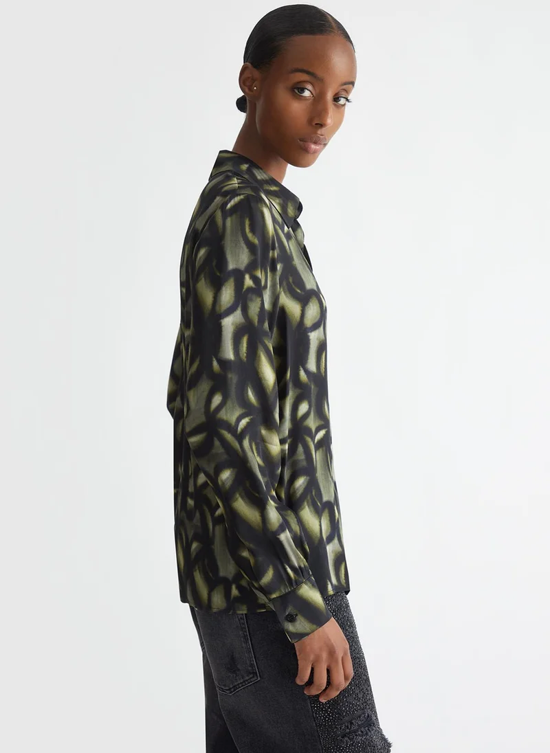 Liu Jo Printed satin shirt