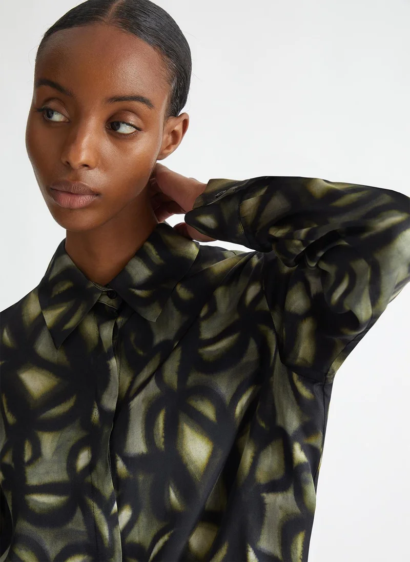 Liu Jo Printed satin shirt
