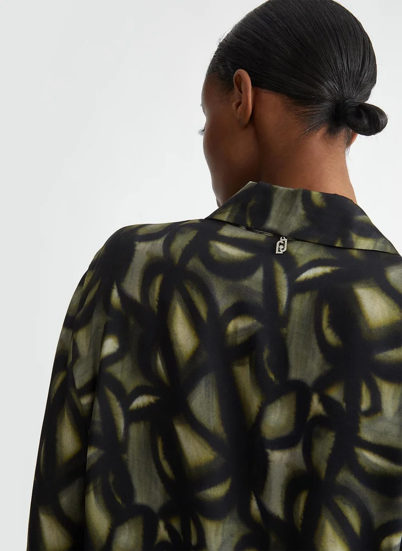 Liu Jo Printed satin shirt