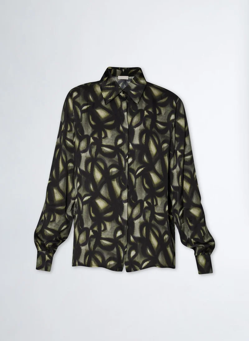 Liu Jo Printed satin shirt