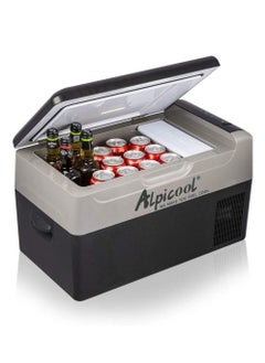 Car Fridge 22 Litre Mini Fridge 12/24v Car Refrigerator Portable Camping Fridge Freezer Truck Electric Cool Box for Campervan RV Boat Travel Picnic,-20℃ to 20 ℃/Low Consumption