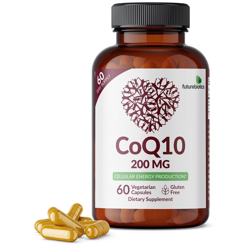Futurebiotics CoQ10 200 MG Cellular Energy Production 60 Vegetarian Capsules
